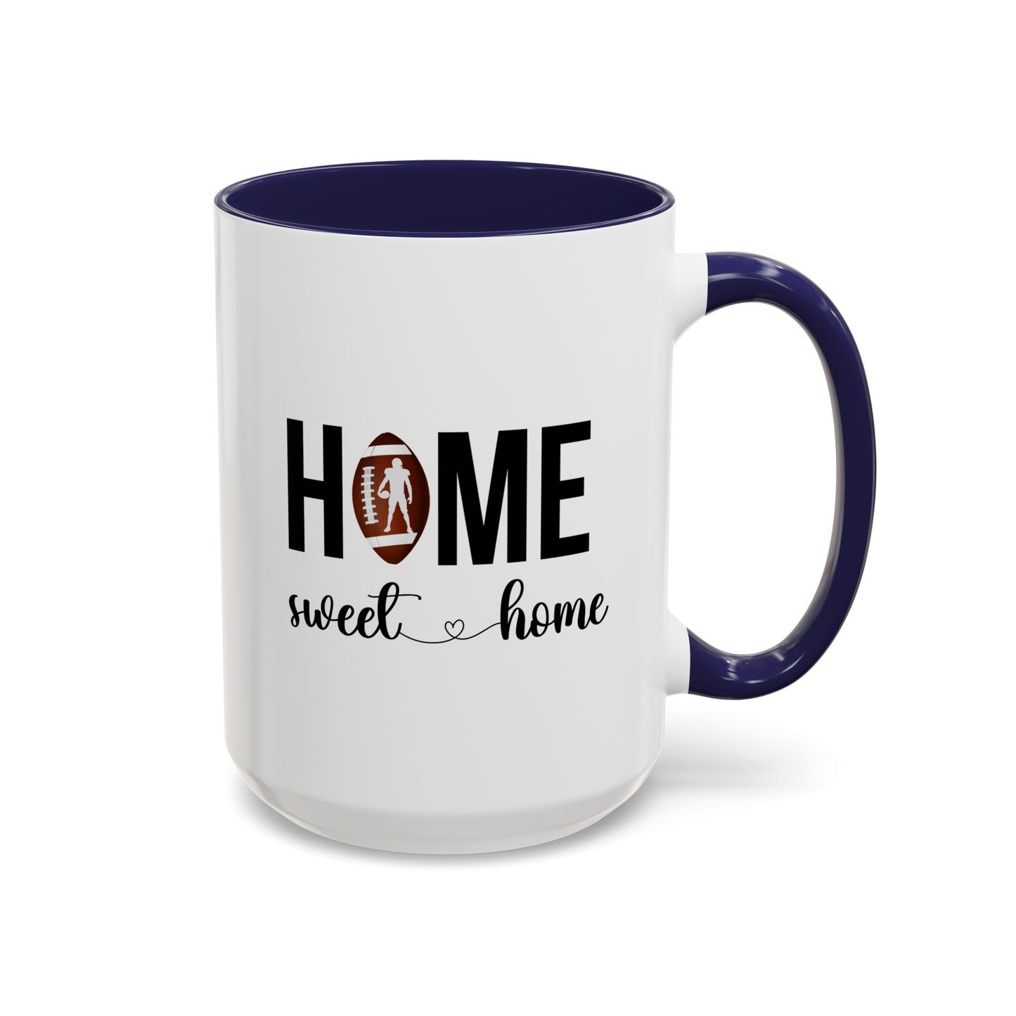Male Football Home Sweet Home Mug | Sports Mug |11oz Accent Mug | 15oz Accent Mug | Football Mug