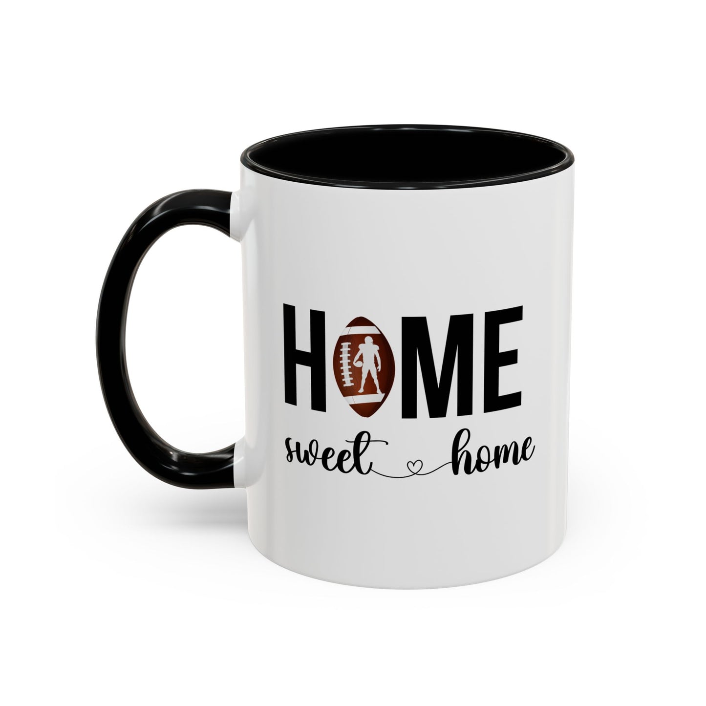 Male Football Home Sweet Home Mug | Sports Mug |11oz Accent Mug | 15oz Accent Mug | Football Mug