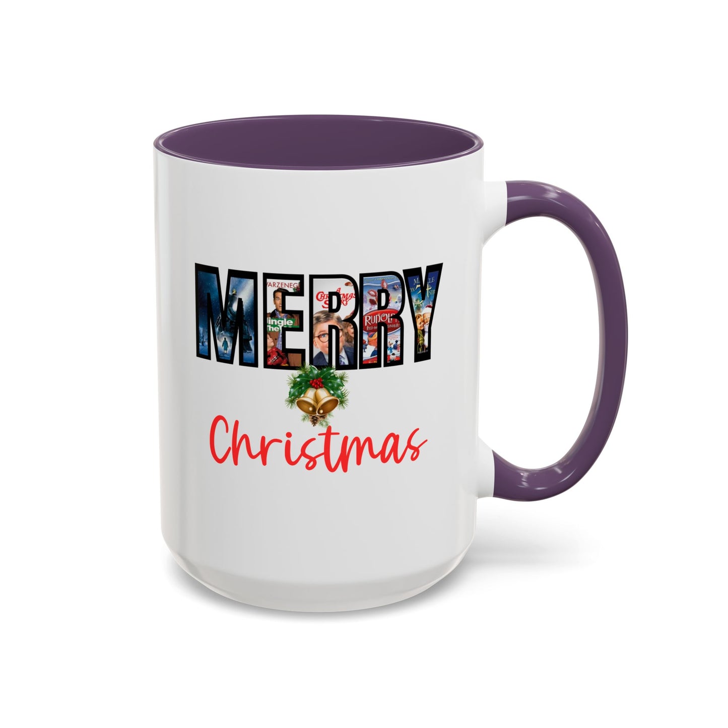 Merry Christmas Nostalgic Movie Poster Mug | 11oz | 15oz | Christmas Gift | Funny Christmas Gift | Accent Mug