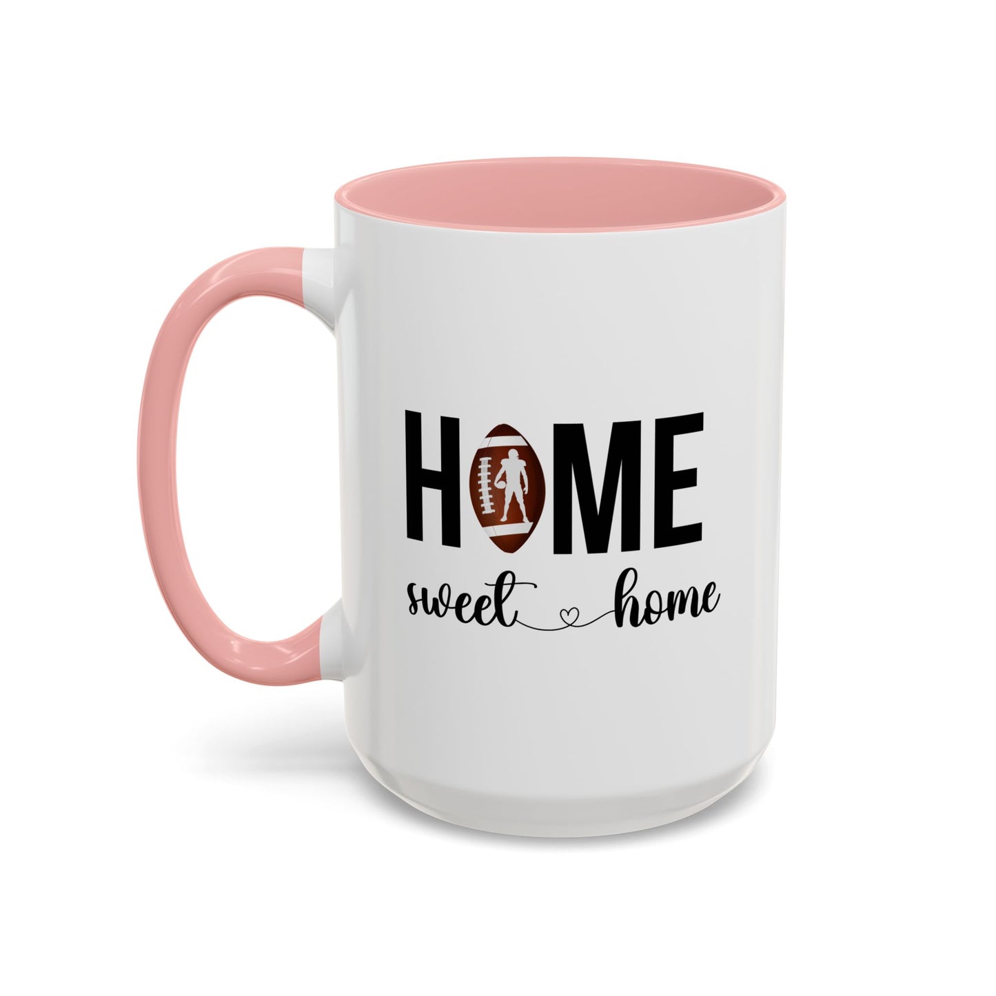 Male Football Home Sweet Home Mug | Sports Mug |11oz Accent Mug | 15oz Accent Mug | Football Mug