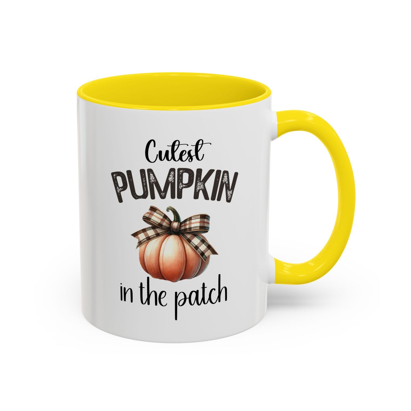 Cutest Pumpkin In The Patch Mug | Pumpkin Mug | Fall Mug | Gift for Her | Fall Season Mug | Gift for Her | 11oz Accent Mug | 15oz Accent Mug
