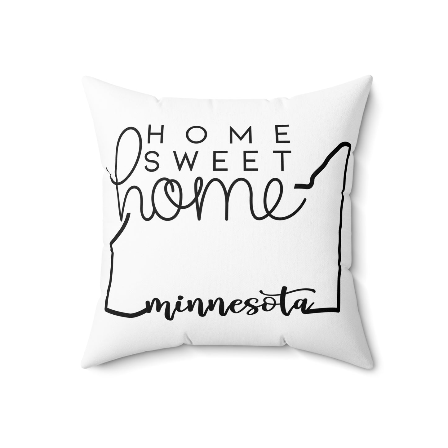 Home Sweet Home Minnesota Decorative Pillow | Gift For Her | Home Decor | State Gift | Customized State Pillow
