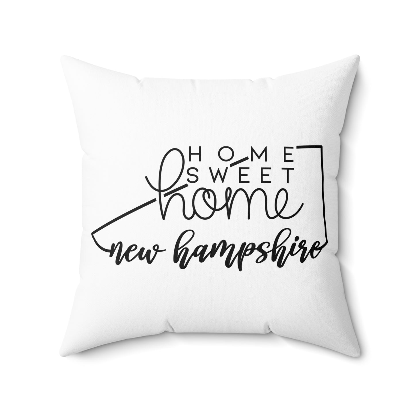 Home Sweet Home New Hampshire Decorative Pillow | Gift For Her | Home Decor | State Gift | Customized State Pillow