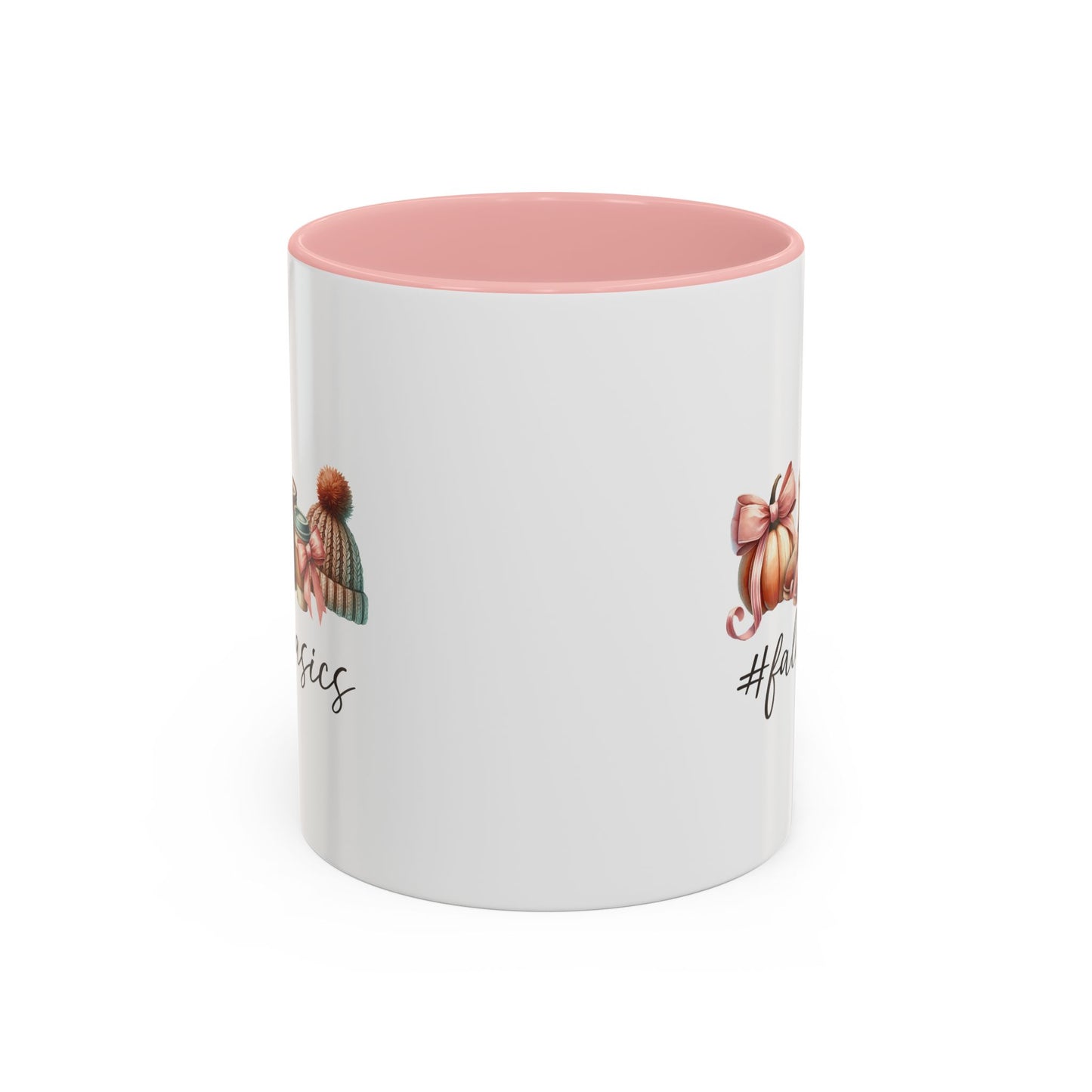 Fall Basics | Fall Lover's Mug | Pumpkin and Latte Mug | Fall Season Mug | Gift for Her | Fall Mug | 11oz Accent Mug | 15oz Accent Mug