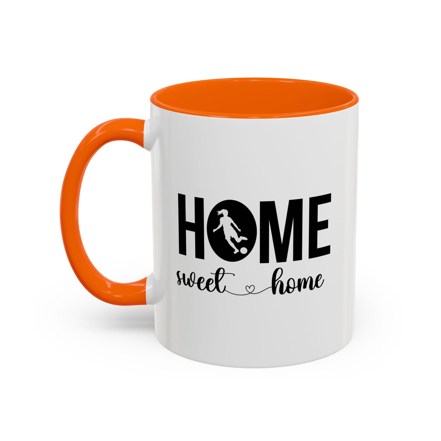 Female Soccer Player Home Sweet Home Mug | Soccer Gift | Sports Mug |11oz Accent Mug | 15oz Accent Mug