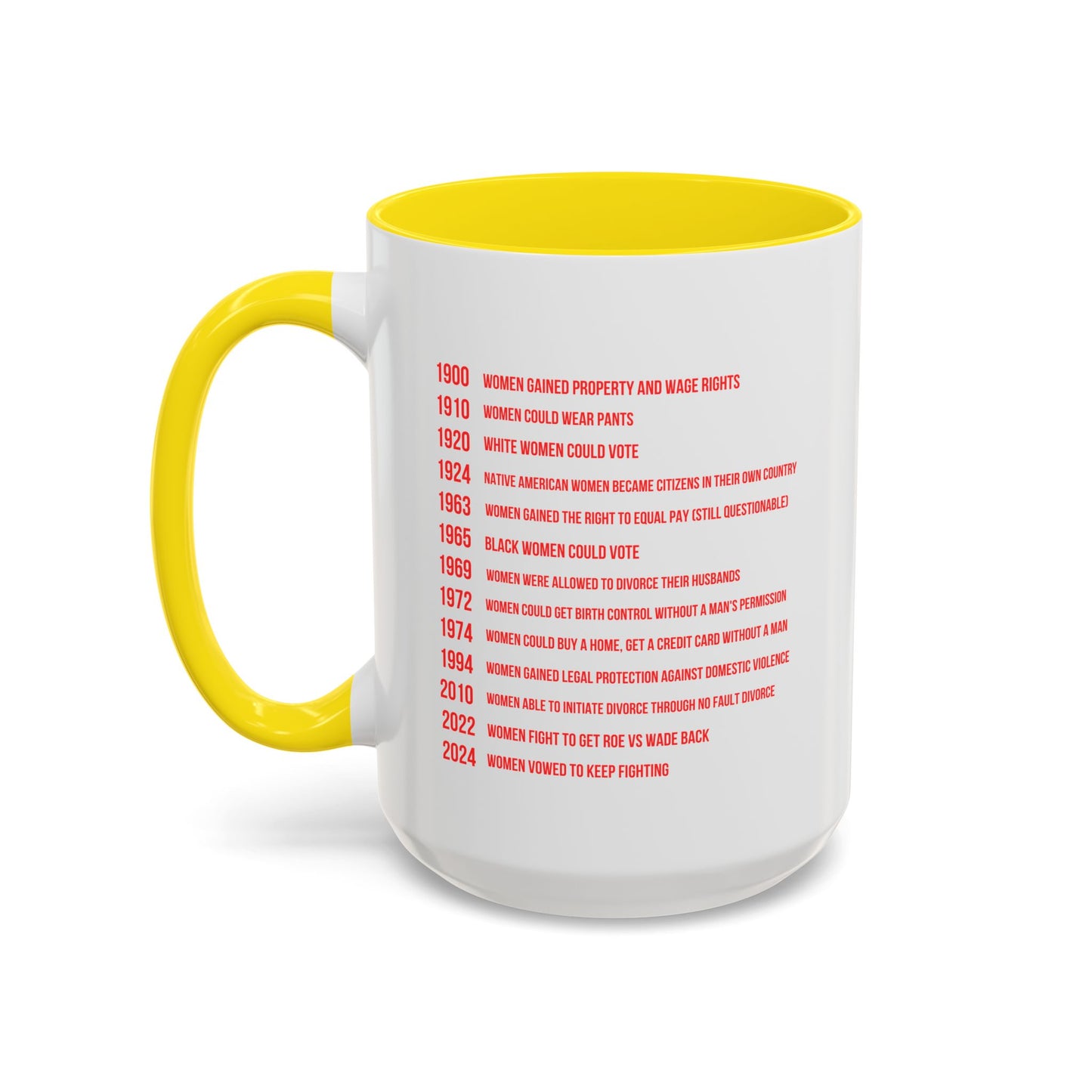 Women's Rights Mug | Viral Feminist Mug | Election Mug | Viral Mug Quote | 11oz Accent Mug | 15oz Accent Mug