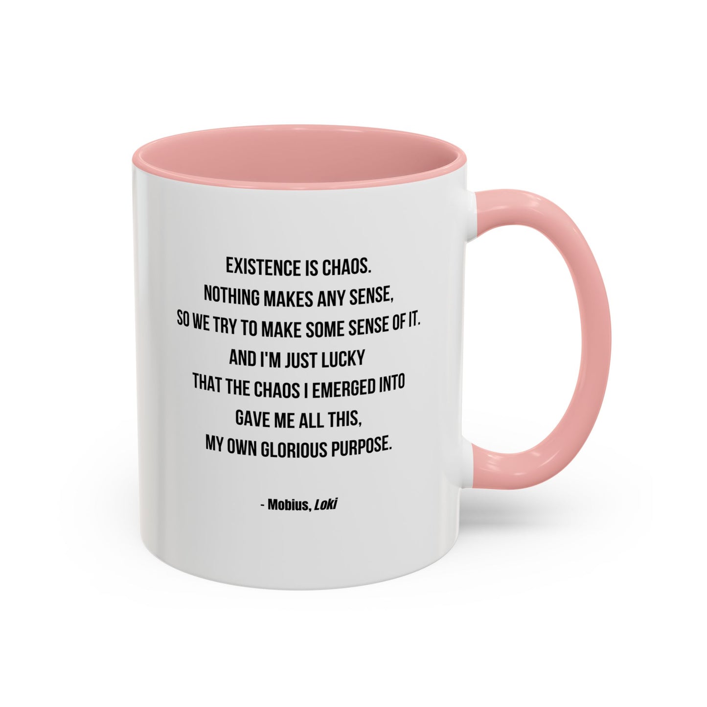 Mobius Quote Mug | TV Motivational Character Mug | Quote Mug | 11oz Accent Mug | 15oz Accent Mug