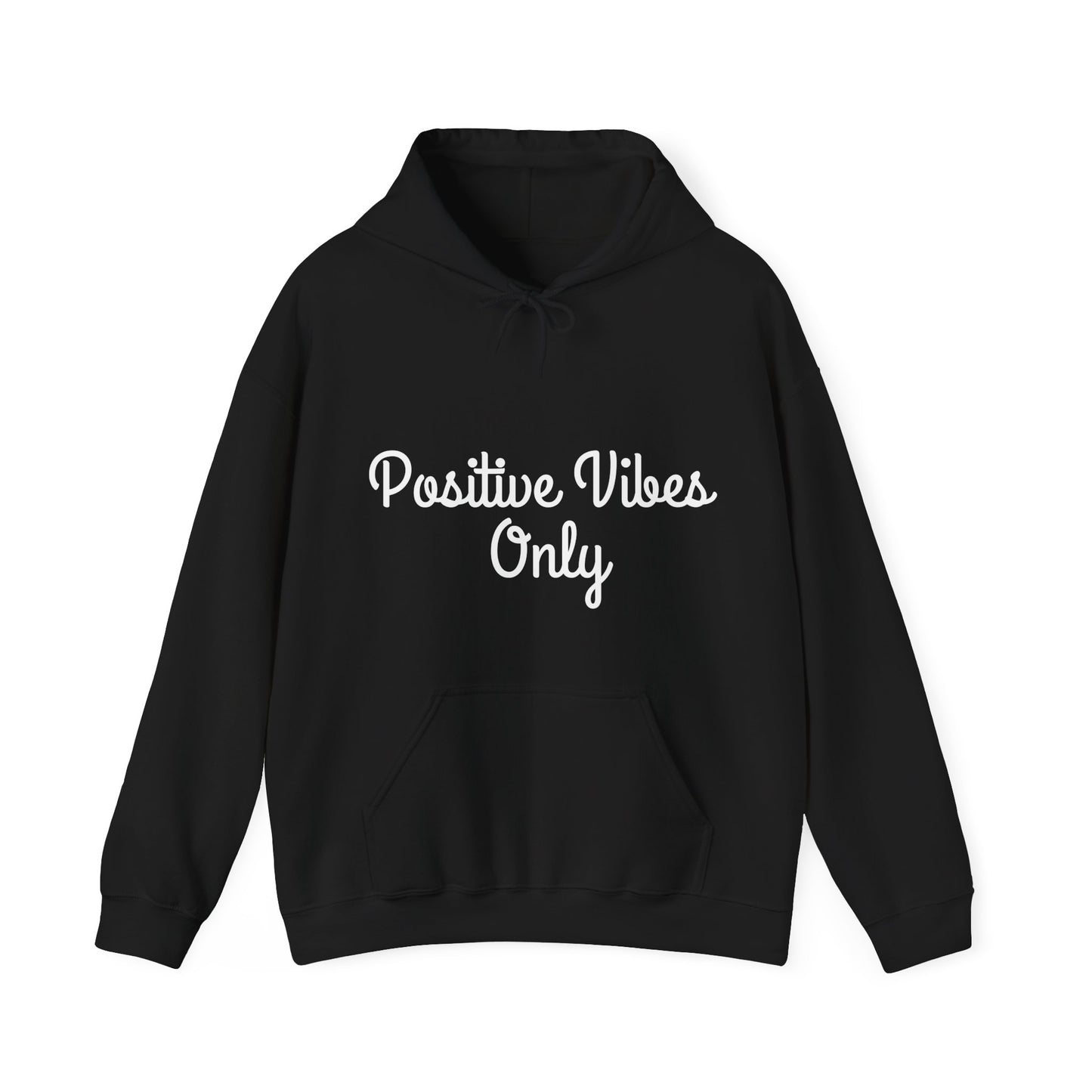Positive Vibes Cute Text Hoodie | Motivational Gift For Her | Inspirational Quote