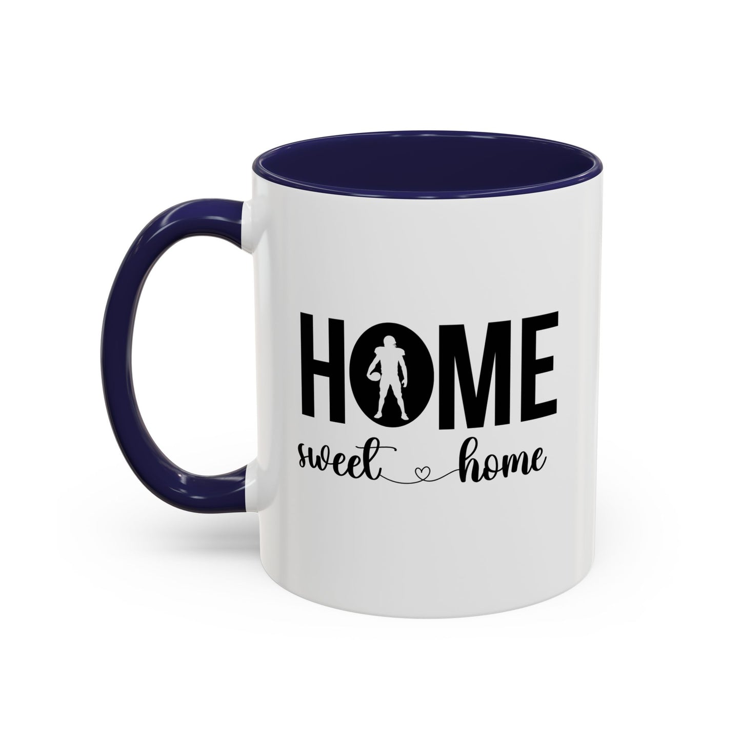 Male Football Mug | Sports Mug |11oz Accent Mug | 15oz Accent Mug | Football Mug | Home Sweet Home Mug