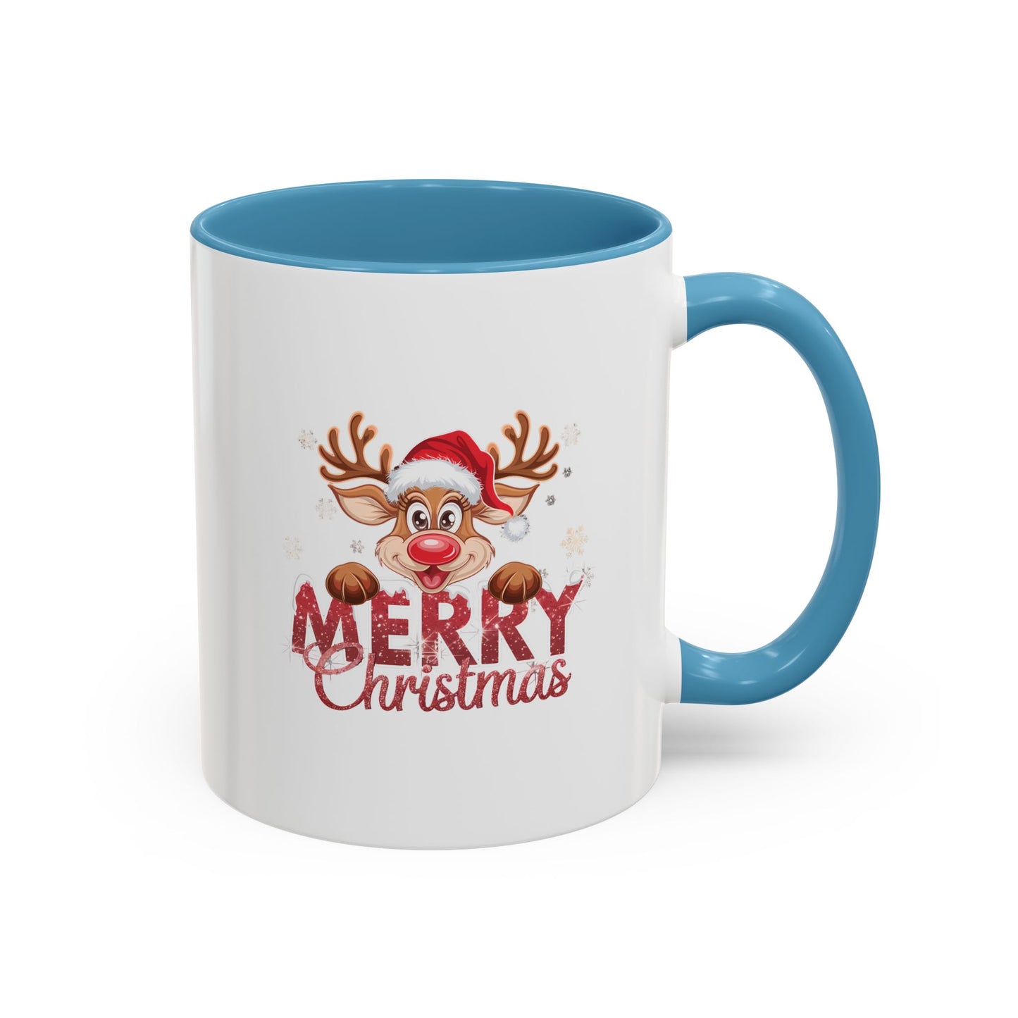 Reindeer Merry Christmas Mug | Merry Gift Idea | Gift for Kids | Kids Christmas Gift Idea | Kids Mug | 11oz Accent Mug | 15oz Accent Mug
