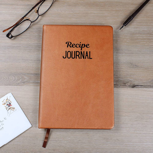 Recipe Leather Journal | Custom Keepsake Journal | Family Recipes & Memories