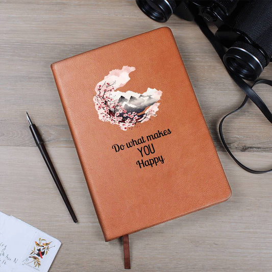 Nature Themed Do What Makes You Happy Mindset Journal | Positivity Notebook