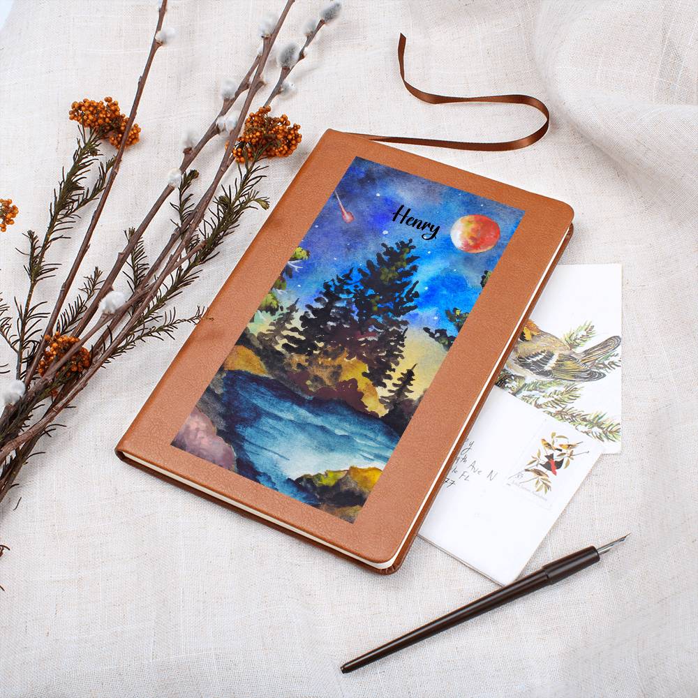 Personalized Celestial Aurora Night Sky – Northern Lights Journal