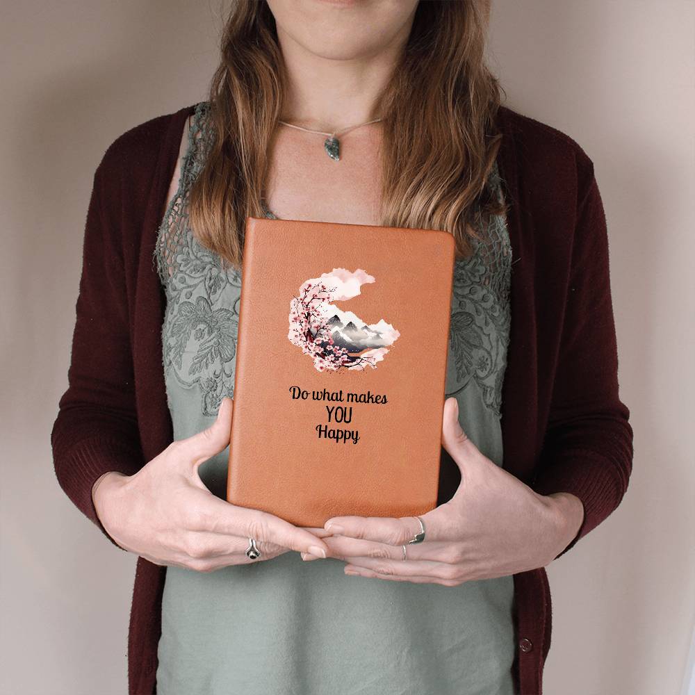 Nature Themed Do What Makes You Happy Mindset Journal | Positivity Notebook