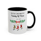 Personalized Christmas Family of Three Mug | Ceramic White 11oz and 15oz Mugs | Accent Mugs |