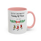 Personalized Christmas Family of Three Mug | Ceramic White 11oz and 15oz Mugs | Accent Mugs |
