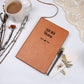 Our New Home Personalized Couple Milestone Leather Journal | Housewarming Memory Book