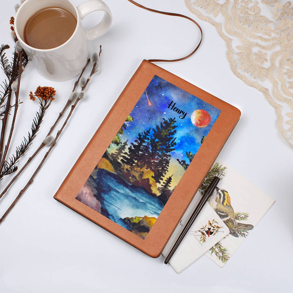Personalized Celestial Aurora Night Sky – Northern Lights Journal