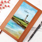Personalized Lighthouse Beach Dream Leather Journal