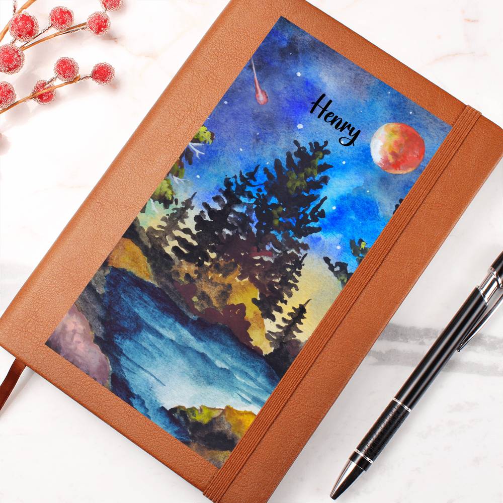 Personalized Celestial Aurora Night Sky – Northern Lights Journal