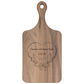 Anamarie and Joanna Singh 2-13-95 Personalized Hardwood Paddle Cutting Board