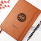 Personalized Libra Balance Inner Peace & Beauty Reflections Leather journal
