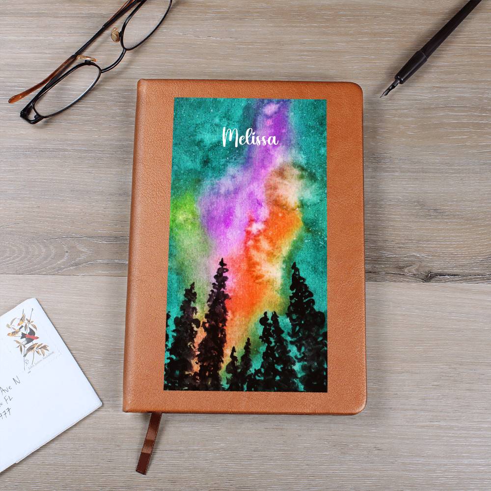 Personalized Celestial Aurora Night Sky – Northern Lights Journal