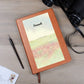 Personalized Grassy Golden Field Writing Leather Journal