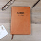 Stories By, A Creative Blank Journal For Writers | Leather Journal