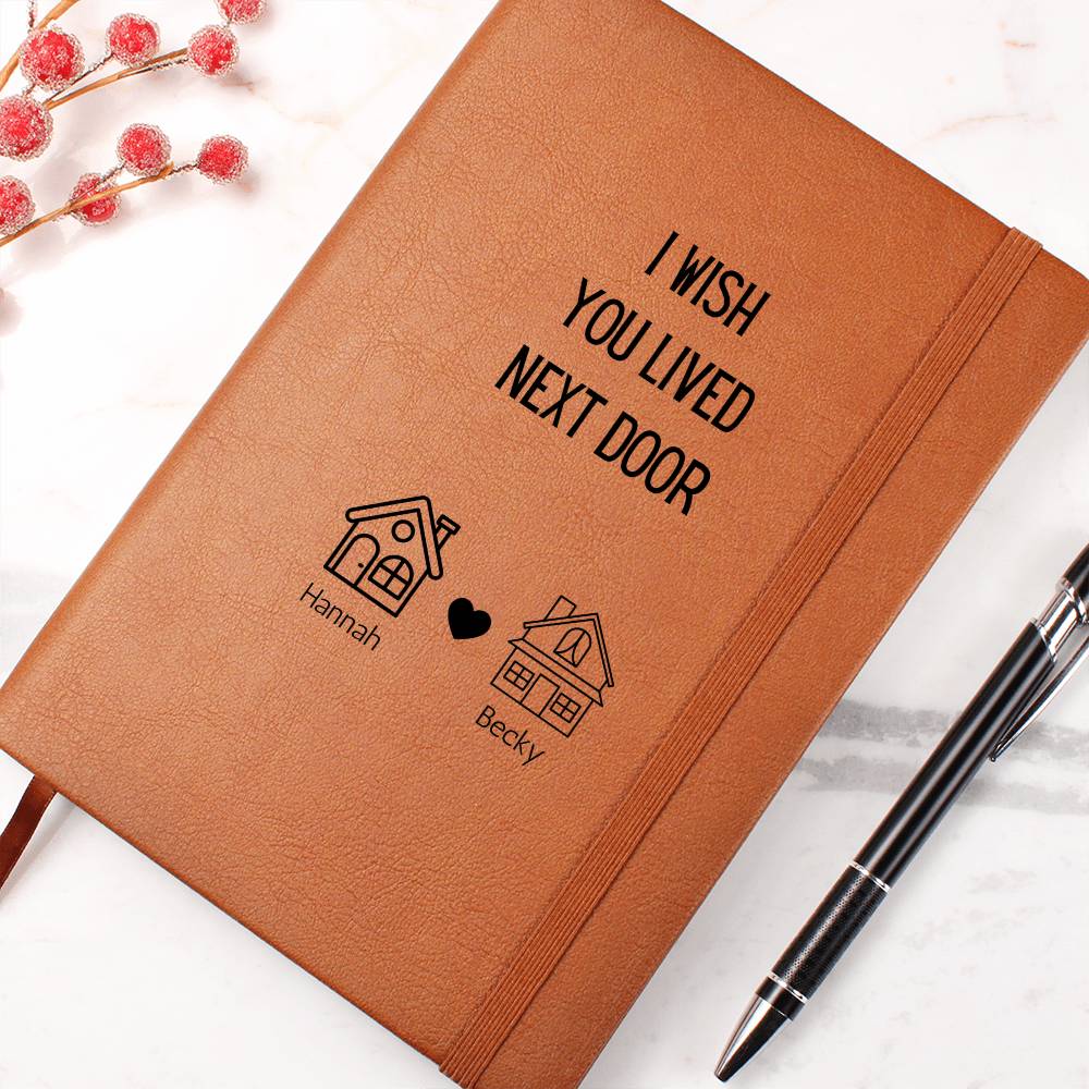 Personalized Best Friend Movie Quote Leather Journal | Personalized Gift