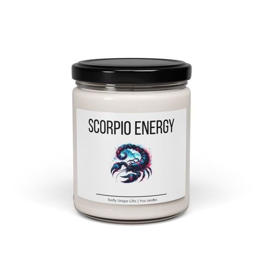 Scorpio Energy Soy Candle | Zodiac Aura 9oz Candle
