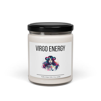 Virgo Energy Soy Candle | Zodiac Aura 9oz Candle