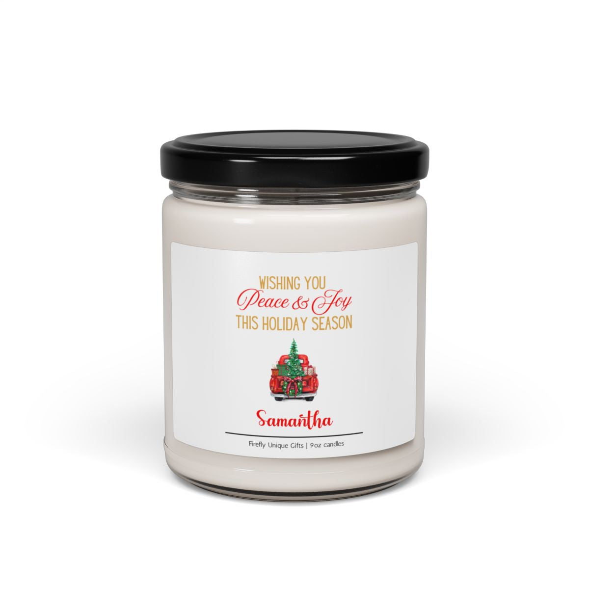 Peace and Joy Soy Candle | Holiday Blessing 9oz Candle