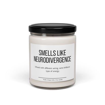 Funny Neurodivergent Definition Soy Candle | Humor 9oz Candle
