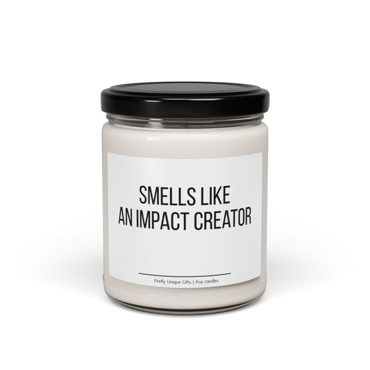 Impact Creator Soy Candle | Purpose-Driven 9oz Scented Candle