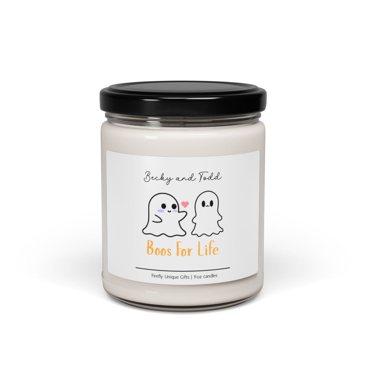Cute Couples Halloween Soy Candle | Spooky Romantic 9oz Candle