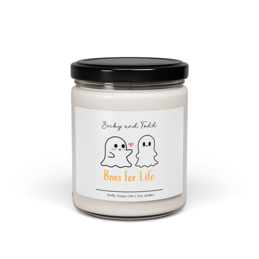 Cute Couples Halloween Soy Candle | Spooky Romantic 9oz Candle