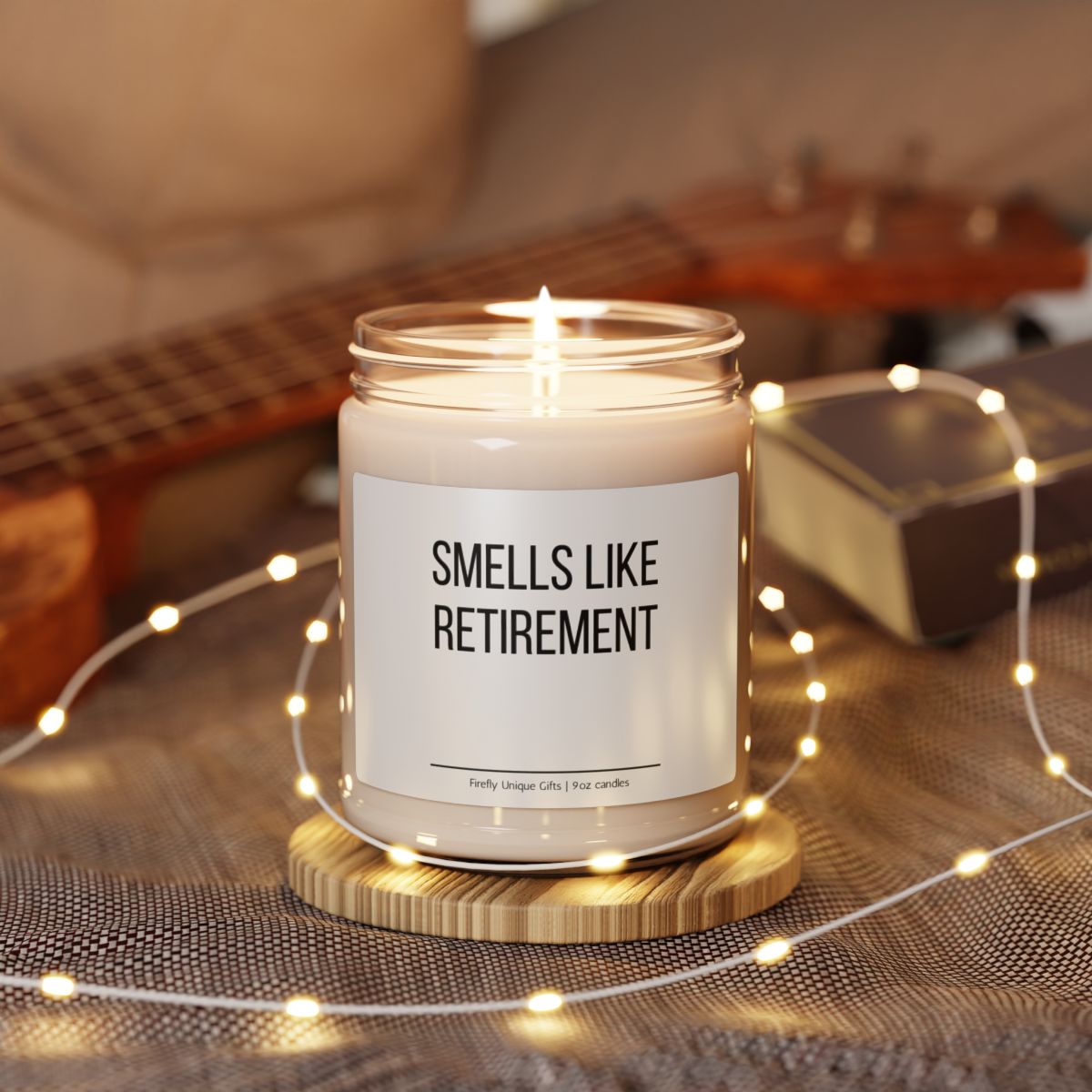 Happy Retirement Celebration Soy Candle | 9oz Scented Gift Candle