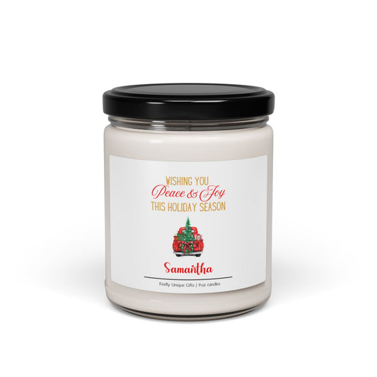 Peace and Joy Soy Candle | Holiday Blessing 9oz Candle