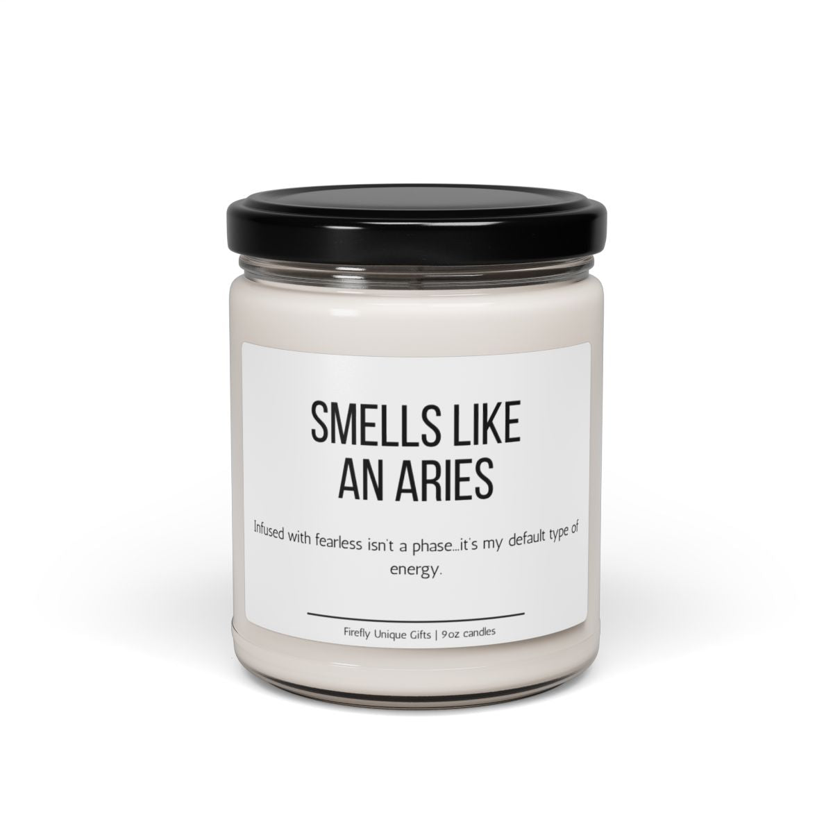 Funny Aries Definition Soy Candle | Zodiac Humor 9oz Candle