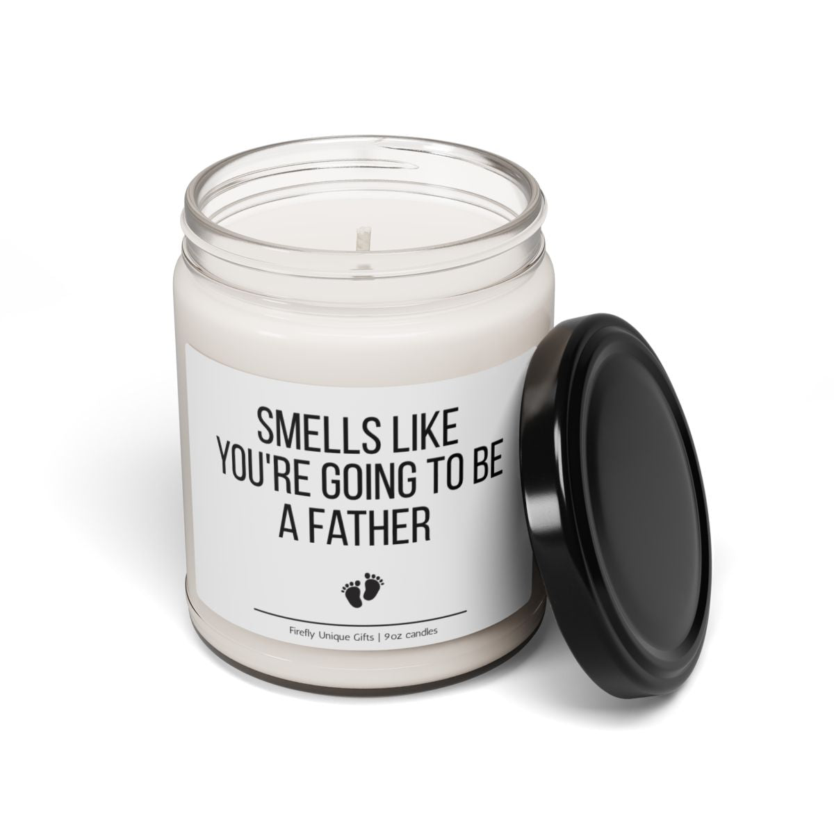 Going to Be a Father Birth Announcement Soy Candle | Dad Reveal Candle