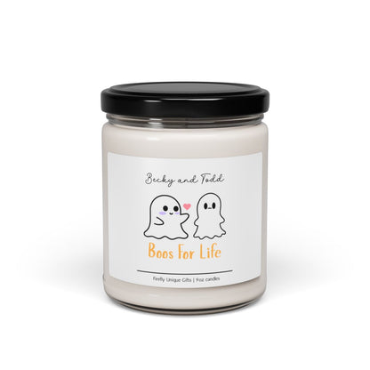 Cute Couples Halloween Soy Candle | Spooky Romantic 9oz Candle