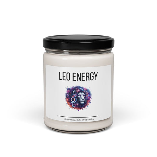 Leo Energy Soy Candle | Zodiac Aura 9oz Candle