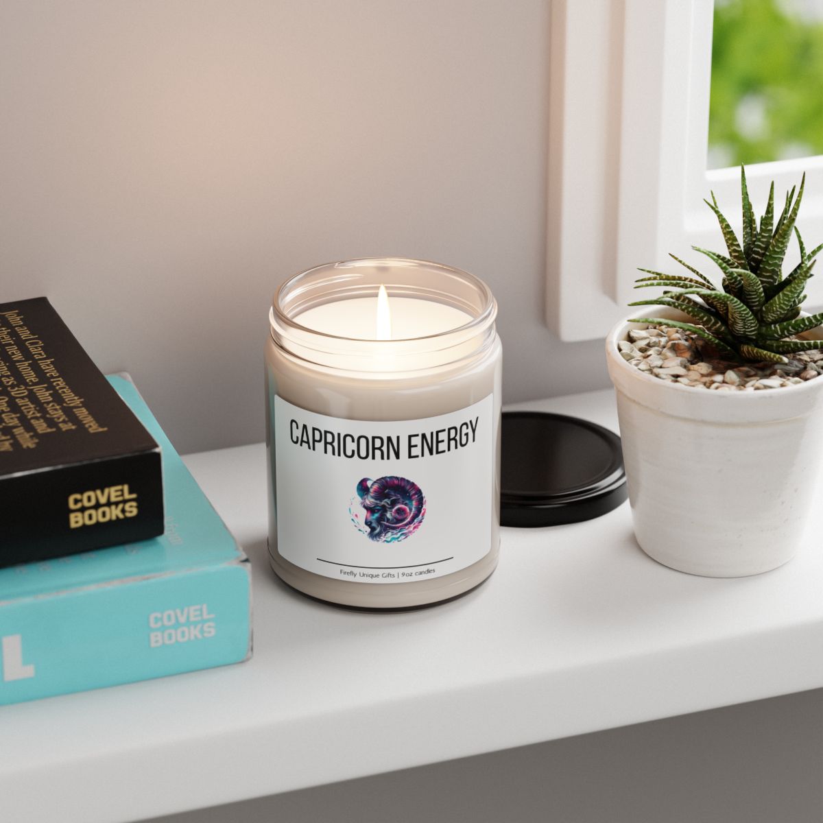 Capricorn Energy Soy Candle | Zodiac Aura 9oz Candle