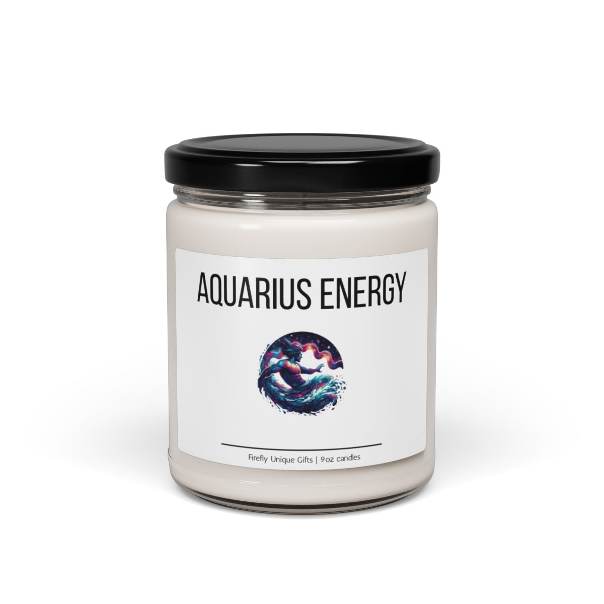 Aquarius Energy Soy Candle | Zodiac Aura 9oz Candle