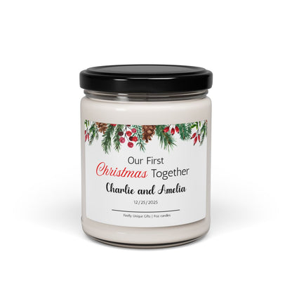 First Christmas Soy Candle | Holiday Milestone 9oz Candle