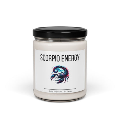 Scorpio Energy Soy Candle | Zodiac Aura 9oz Candle