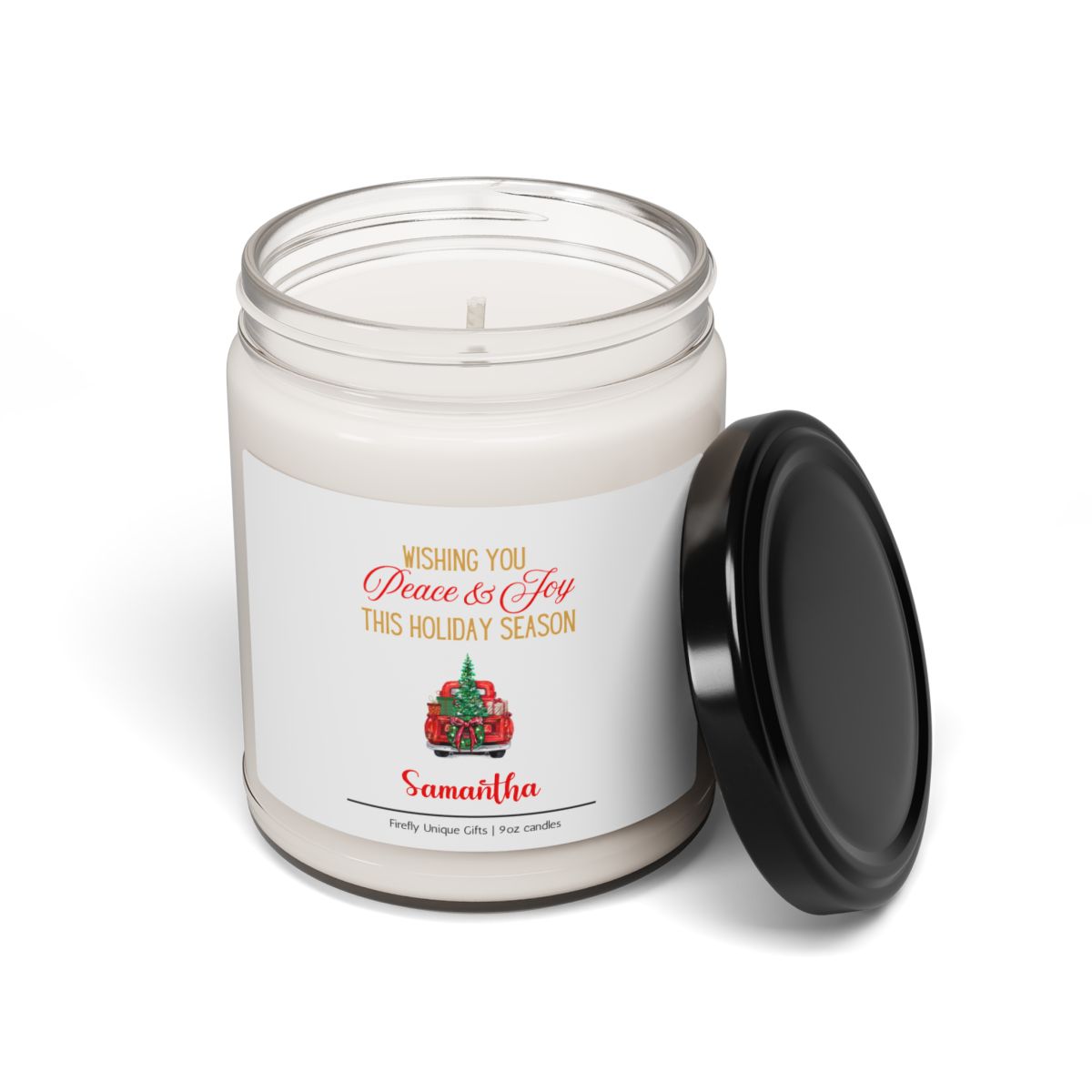 Peace and Joy Soy Candle | Holiday Blessing 9oz Candle