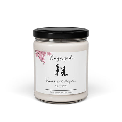 Engaged Gift Soy Candle | Proposal Celebration 9oz Candle