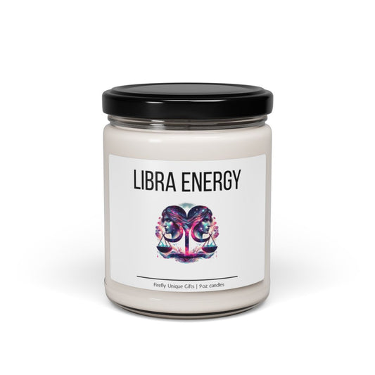 Libra Energy Soy Candle | Zodiac Aura 9oz Candle